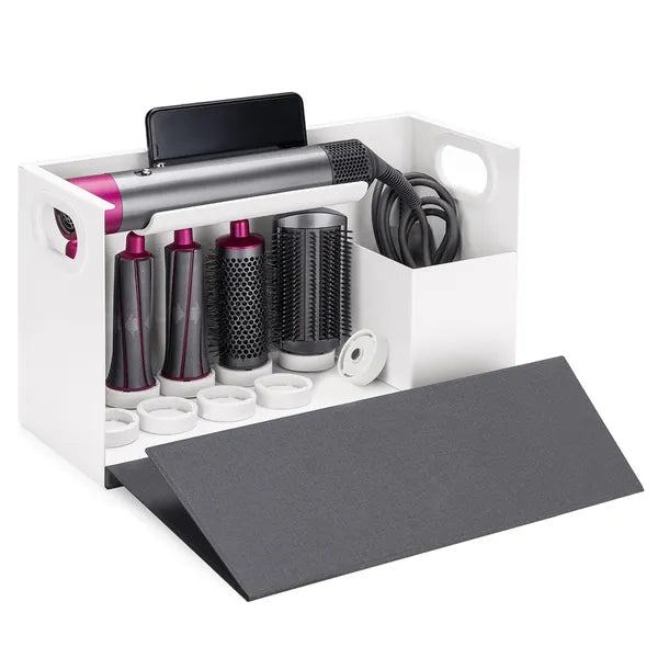 Maclean MC-478 fehér álló szervező Dyson Airwraphez, 367×150×220 mm, 8 kg
