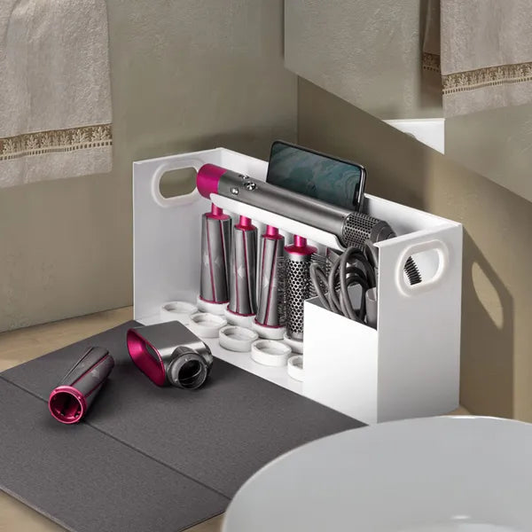Maclean MC-478 fehér álló szervező Dyson Airwraphez, 367×150×220 mm, 8 kg