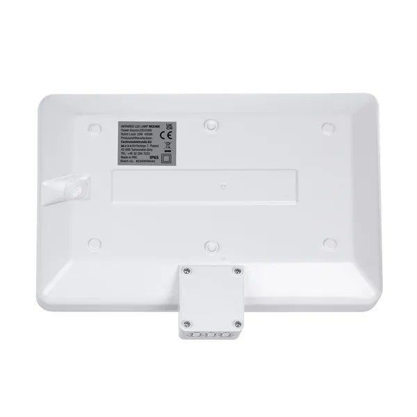 Kültéri LED házszámlámpa mozgás/alkony érzékelővel, 20W, IP65, 4000K