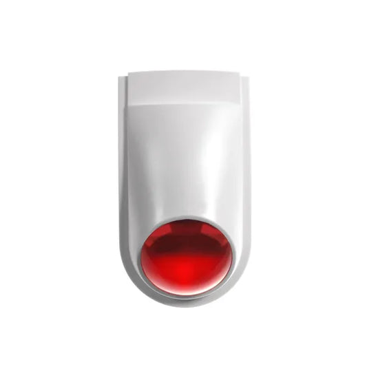 Valódi hatású kültéri-beltéri riasztó sziréna atrapa, LED, 202×113 mm