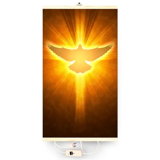 Hajlékony infravörös fűtőpanel 430 W, 100×57 cm, galamb minta