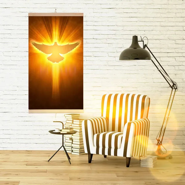Hajlékony infravörös fűtőpanel 430 W, 100×57 cm, galamb minta
