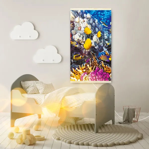 Hajlékony infravörös fűtőpanel 430 W, 100×57 cm, galamb minta