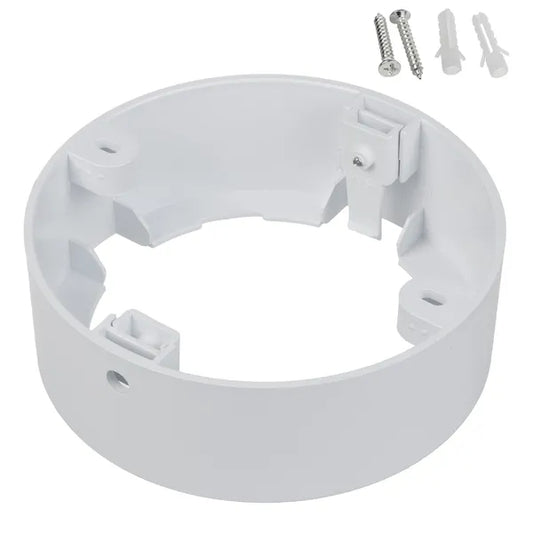 Felületre szerelhető adapter 9W LED panelhez, kör, 120×38 mm, fehér