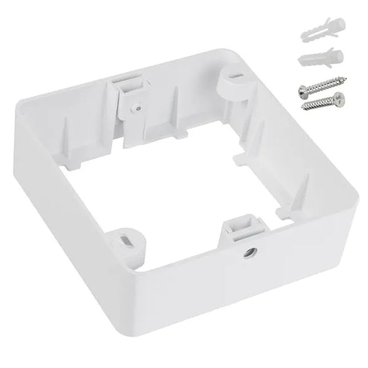 Felületre szerelhető adapter keret 9 W, 120×120 mm LED panelhez, fehér