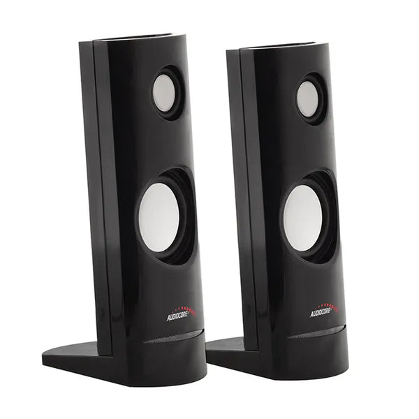 Audiocore AC860 2.0 USB fekete számítógép hangszóró pár 8 W