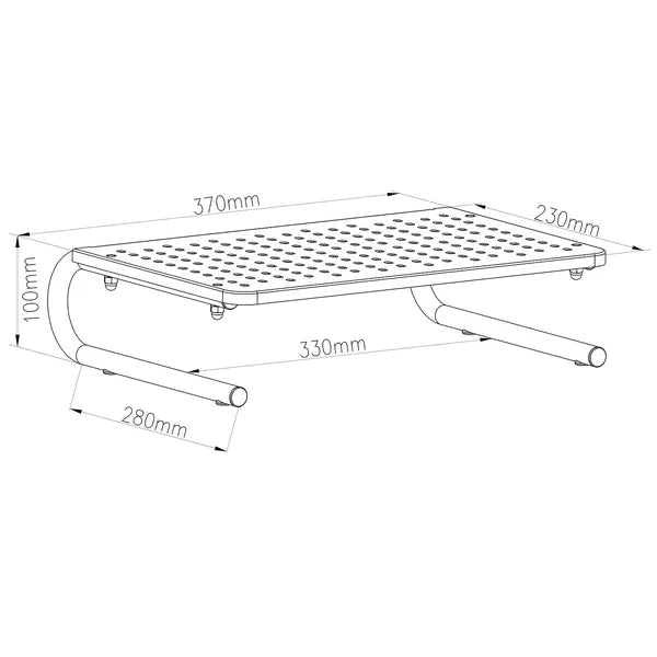 Maclean MC-948 monitor- és laptopállvány, 13–32″, 20 kg, fekete