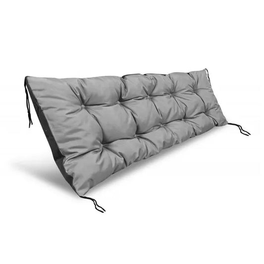 Vízlepergető kerti párna 150×50 cm, 10-12 cm vastag, szürke