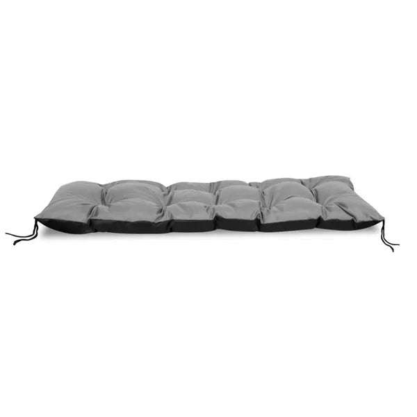 Vízlepergető kerti párna 150×50 cm, 10-12 cm vastag, szürke