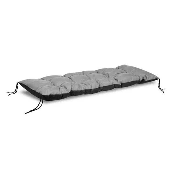 Vízlepergető kerti párna 150×50 cm, 10-12 cm vastag, szürke