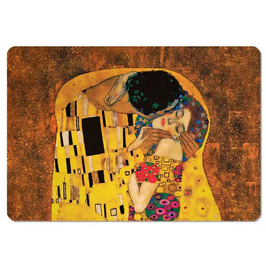 Filc íróasztal alátét, vízálló, öko, 50×70 cm, „Csók” minta