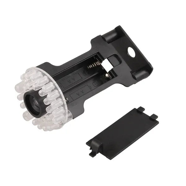 IR9000 B ál biztonsági kamera, villogó piros LED, ABS ház, fekete
