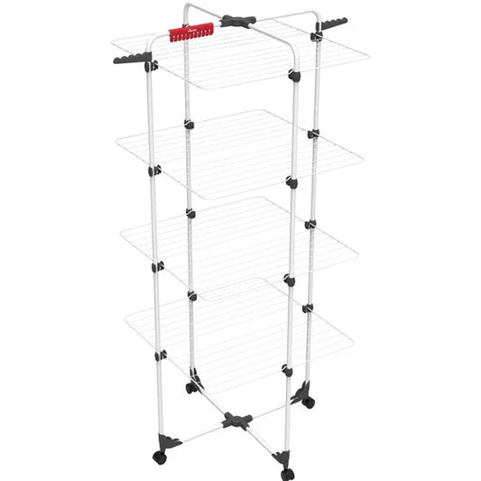 Vileda Mixer 4 álló toronyszárító, 4 szint, 40 m, 71×71×169 cm, kerekes