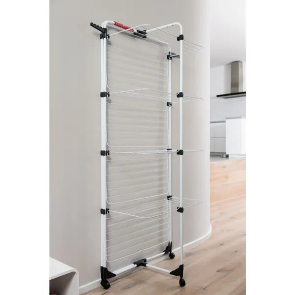 Vileda Mixer 4 álló toronyszárító, 4 szint, 40 m, 71×71×169 cm, kerekes