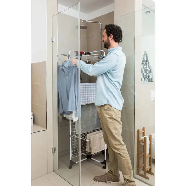 Vileda Mixer 4 álló toronyszárító, 4 szint, 40 m, 71×71×169 cm, kerekes