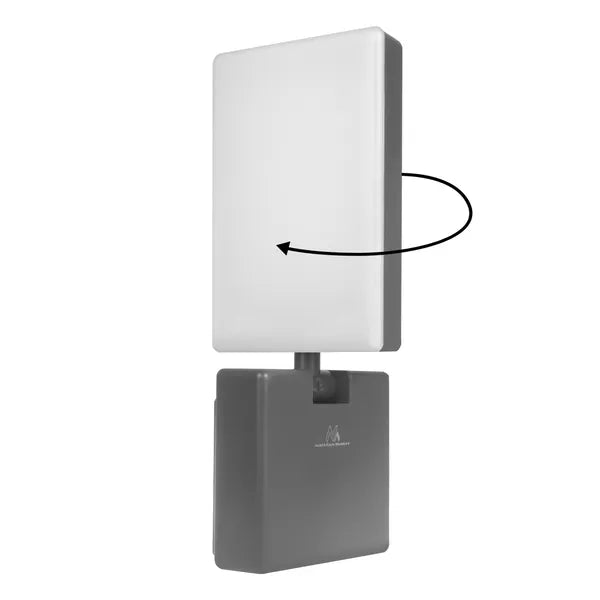 Szürke LED reflektor, 10 W, 700 lm, IP65, 4000 K