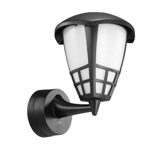 Fekete kültéri fali lámpa E27 foglalattal, IP65, max 60 W