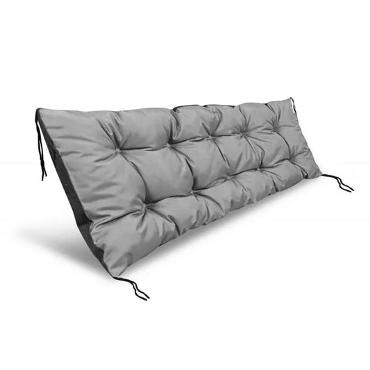 Vízálló kerti párna 100×50 cm, szürke, 10 cm vastag