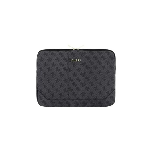 Guess 4G szürke 13" PU bőr notebook tok cipzáras hátzsebbel