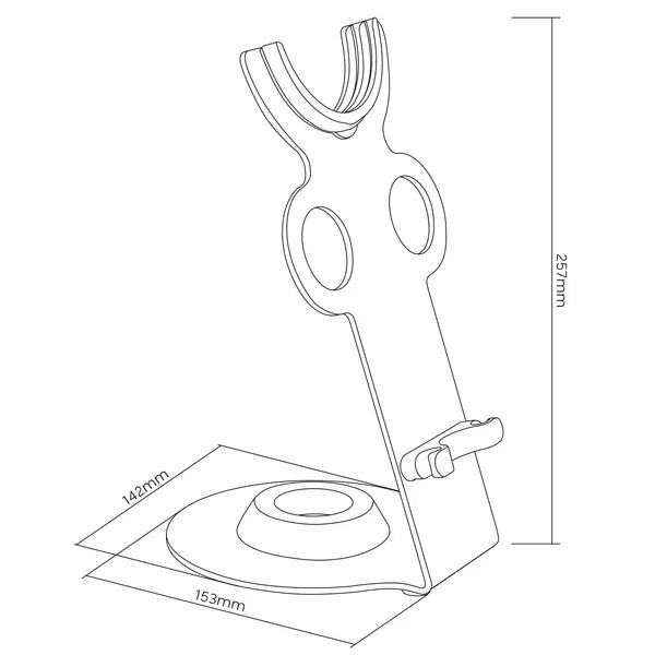 Magnetikus állvány Dyson Supersonic hajszárítóhoz, 2 feltét+diffúzor hely