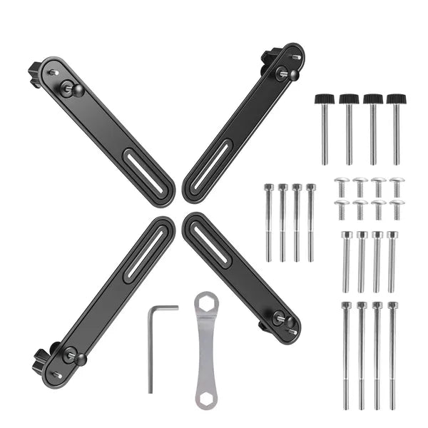 Maclean fekete VESA adapter nem VESA-fúrt monitorokhoz 17-32”, 10 kg