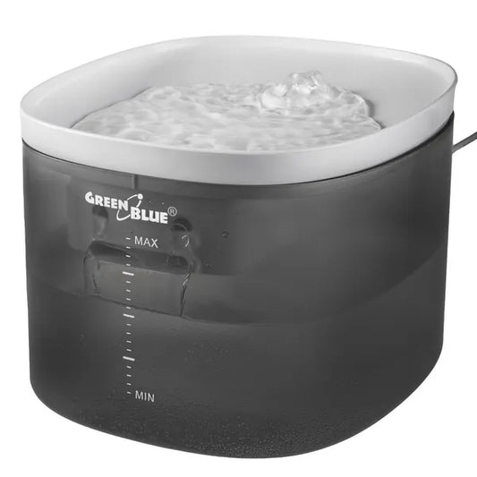 Automata kisállat itató 3 L, USB, szűrős, szürke