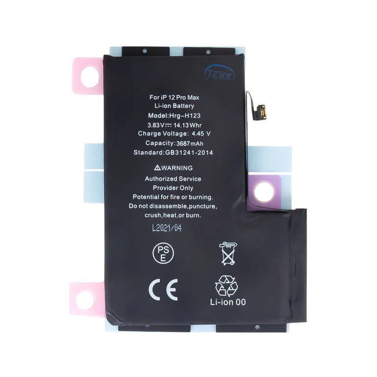 iPhone 12 Pro Max 3687mAh Li-Ion akkumulátor (ömlesztett)