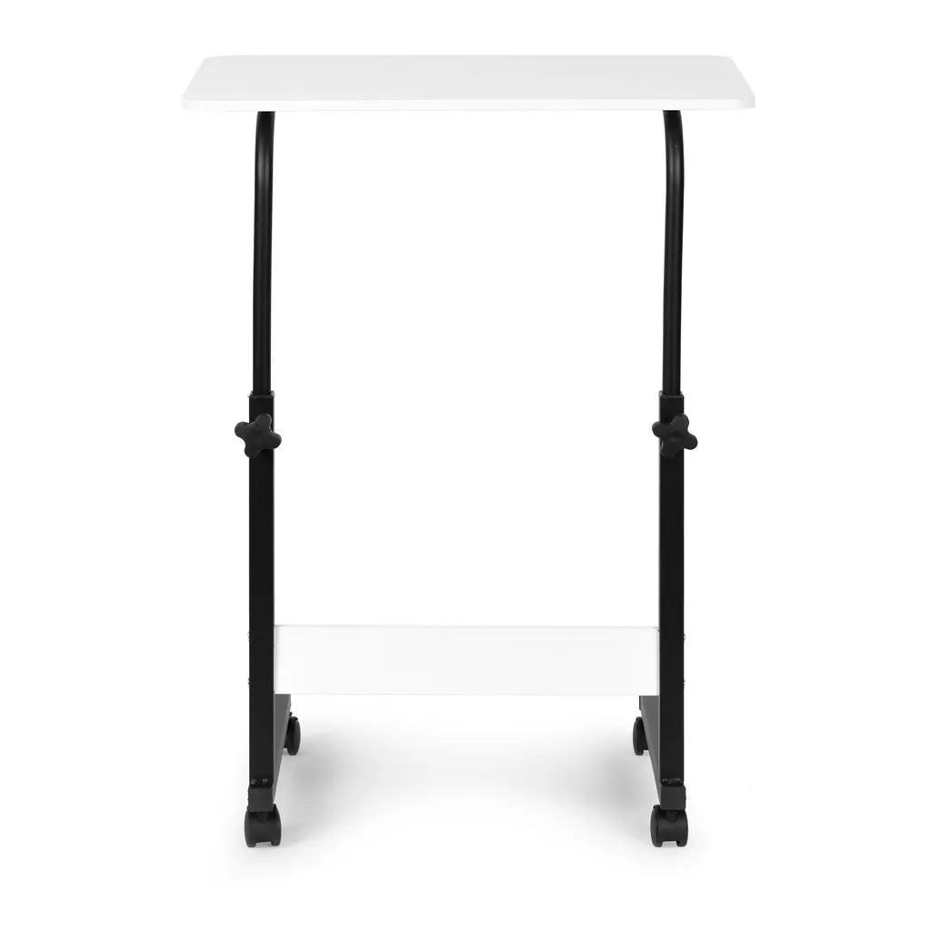 ModernHome Mobil Asztal, Laptop Asztal - Magasságállítással, Kerékzárakkal, MDF Tetejű