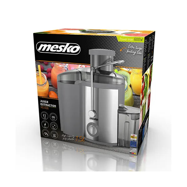 Mesko Gyümölcscentrifuga 600W (MS 4126g)