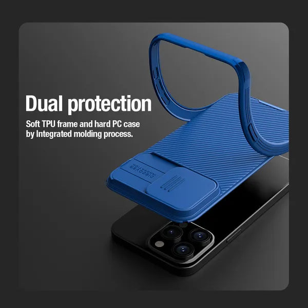 Nillkin CamShield PRO Fekete tok az Apple iPhone 15 Pro készülékhez