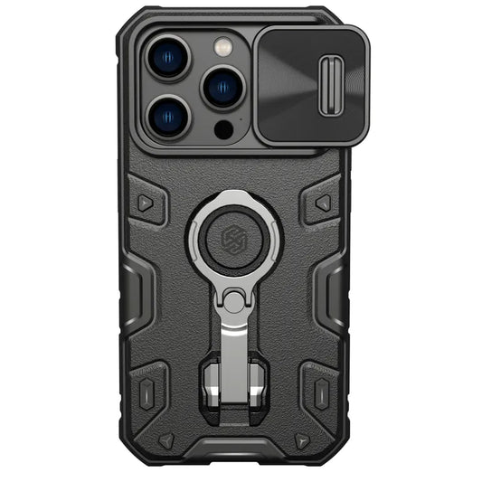 Nillkin CamShield Armor PRO mágneses Zadní Kryt pro Apple iPhone 14 Pro Fekete tok