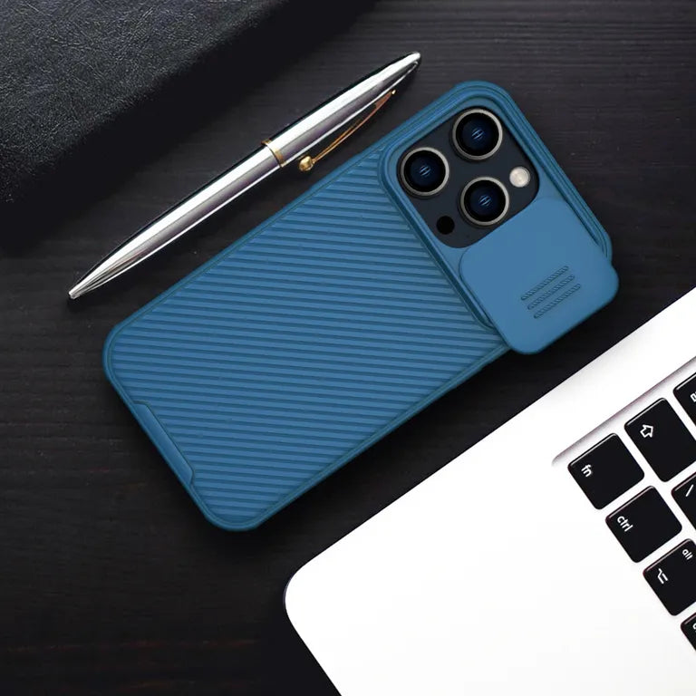 Nillkin CamShield PRO hátlap Apple iPhone 13/14 készülékhez Fekete