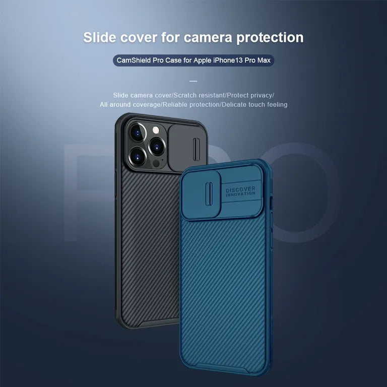 Nillkin CamShield Pro hátlap Apple iPhone 13 Pro Max készülékhez Fekete