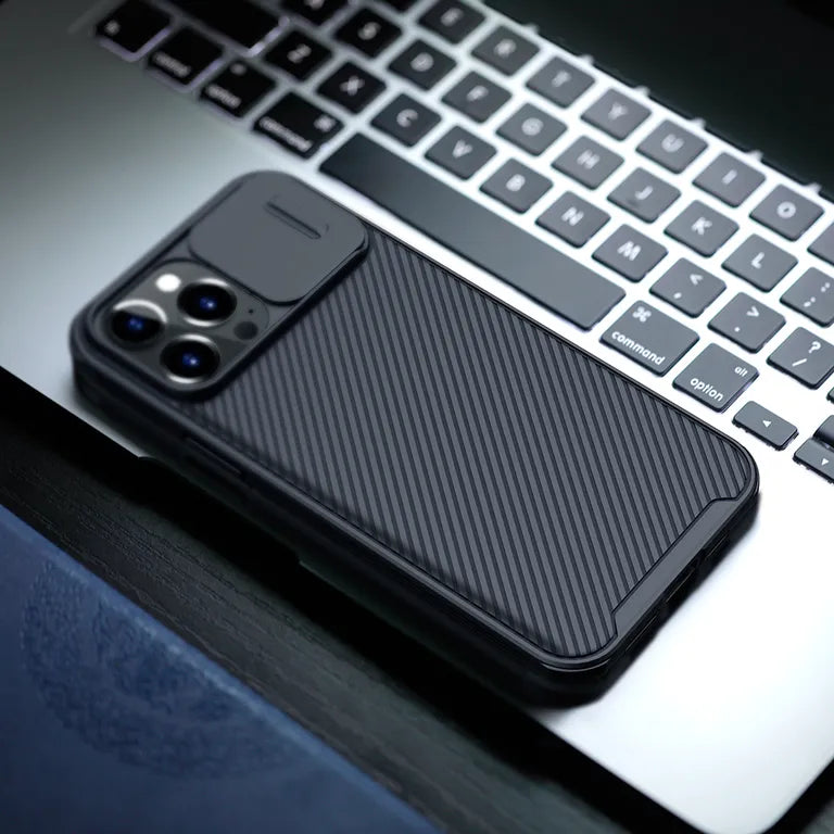 Nillkin CamShield Pro hátlap Apple iPhone 13 Pro Max készülékhez Fekete