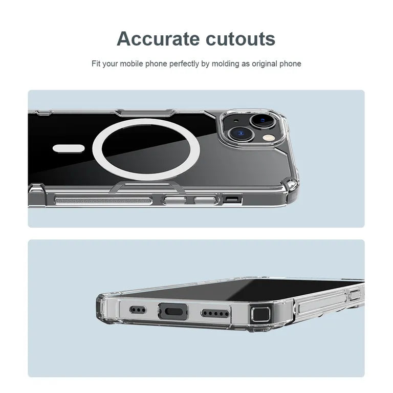 Nillkin Nature TPU PRO mágneses kryt pro Apple iPhone 13/14 átlátszó tok