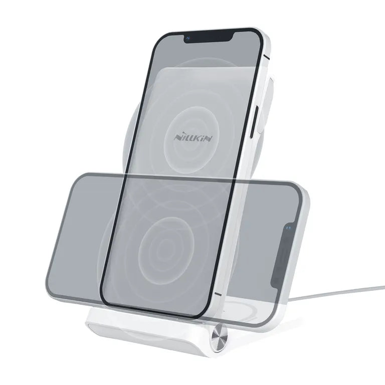 Nillkin PowerTrio 3in1 vezeték nélküli töltő Apple Watch-hoz Fehér (MFI)