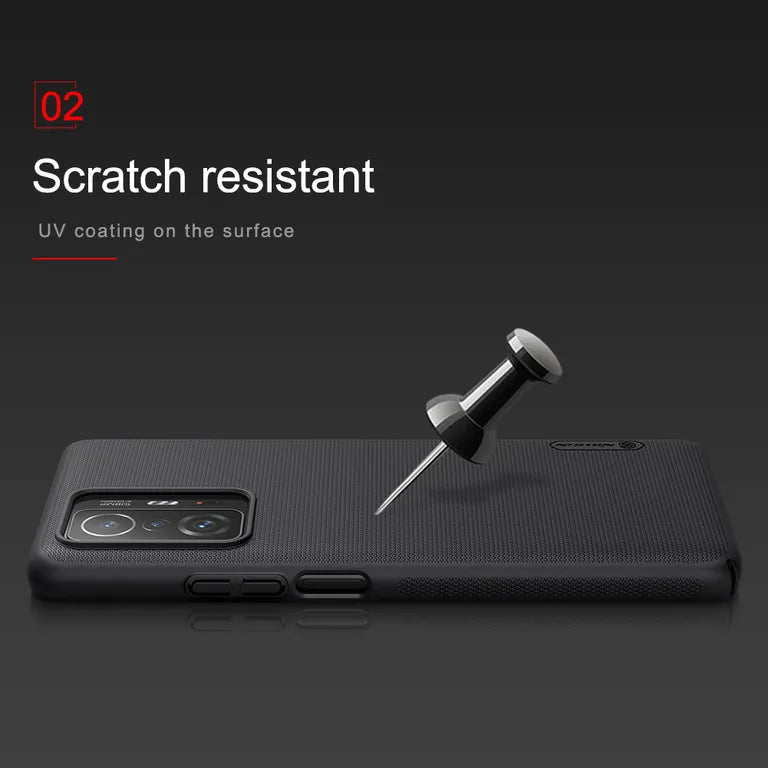 Nillkin Super Frosted Back Cover for Xiaomi 11T/11T Pro Fekete tok