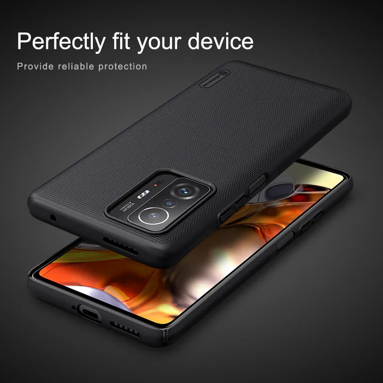 Nillkin Super Frosted Back Cover for Xiaomi 11T/11T Pro Fekete tok