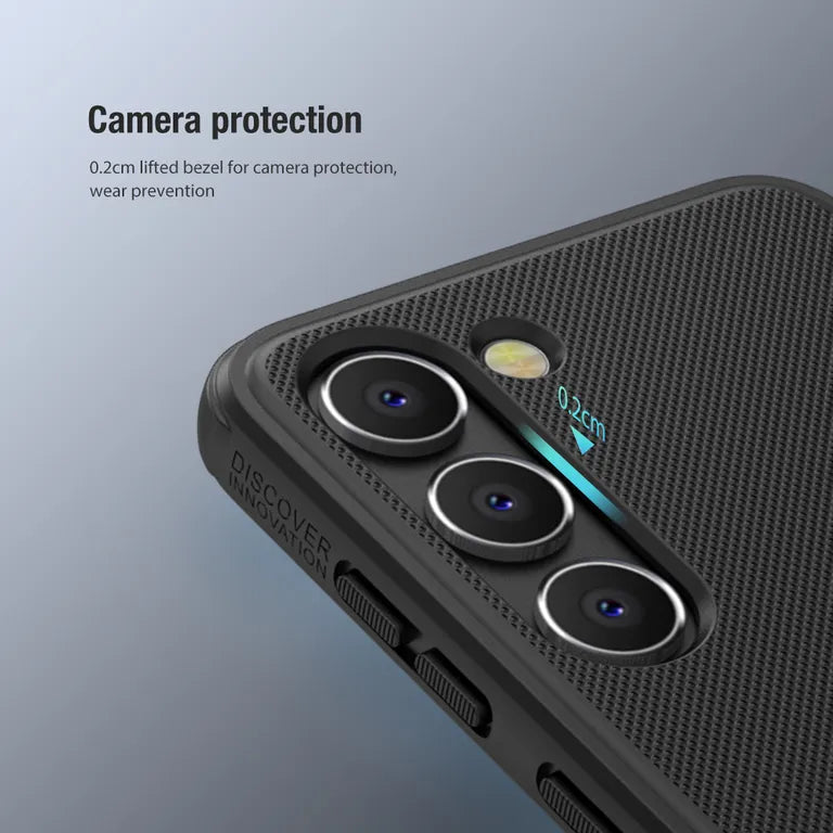 Nillkin Super Frosted Shield Pro tok a SAMSUNG S23-hoz (fekete)