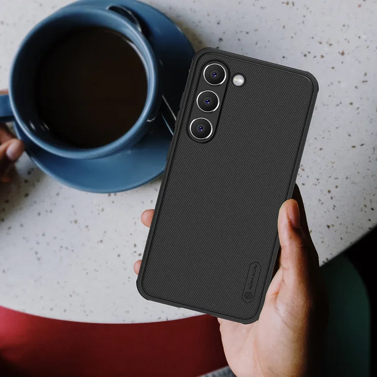 Nillkin Super Frosted Shield Pro tok a SAMSUNG S23-hoz (fekete)