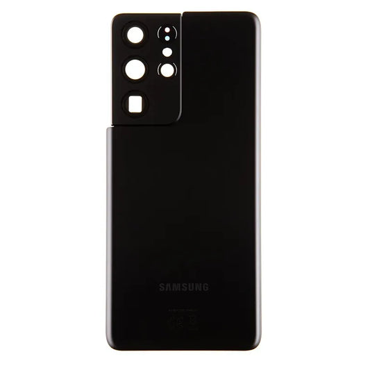 Samsung G998 Galaxy S21 Ultra Kryt Baterie Phantom Black (szervizcsomag)