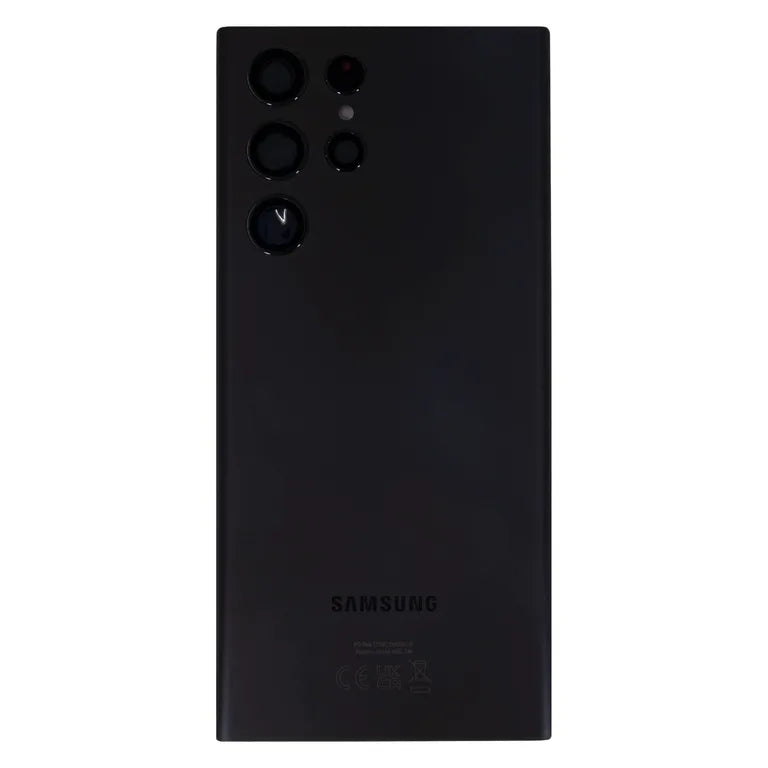 Samsung S908B Galaxy S22 Ultra Kryt Baterie Phantom Black (szervizcsomag)