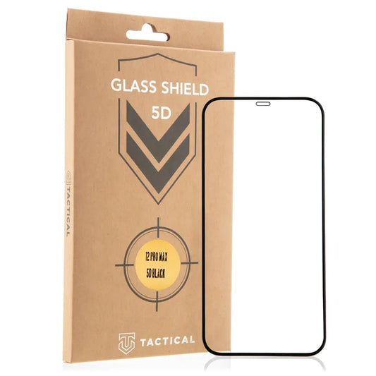 Tactical Glass Shield 5D sklo pro Apple iPhone 12 Pro Max fekete