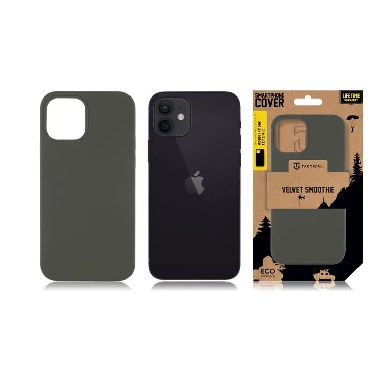 Taktikai bársony Smoothie Kryt pro Apple iPhone 12/12 Pro Bazooka tok