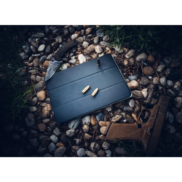 Taktikai könyv Tri Fold Pouzdro pro iPad 10.2 2019/2020/2021 fekete