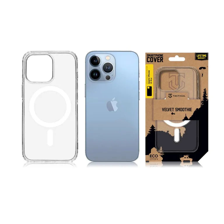 Taktikai MagForce Kryt pro Apple iPhone 13 Pro átlátszó tok