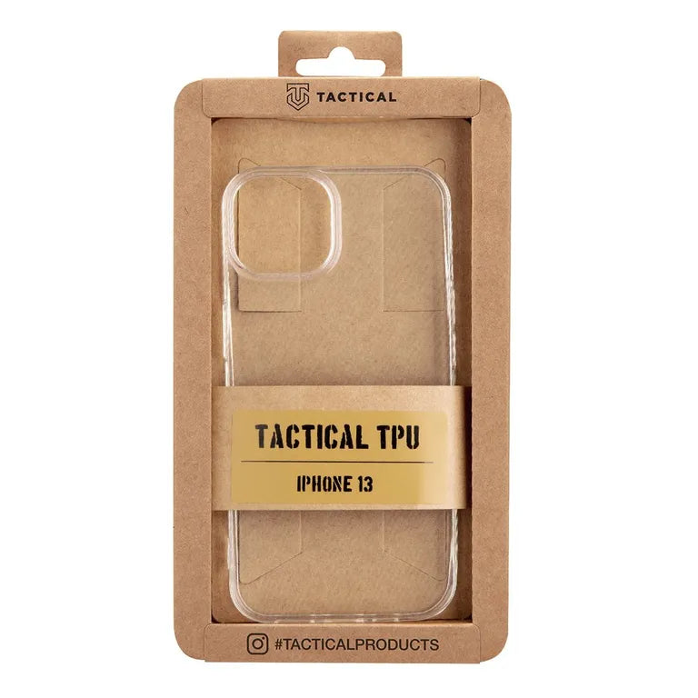Taktikai TPU Kryt pro Apple iPhone 13 átlátszó tok