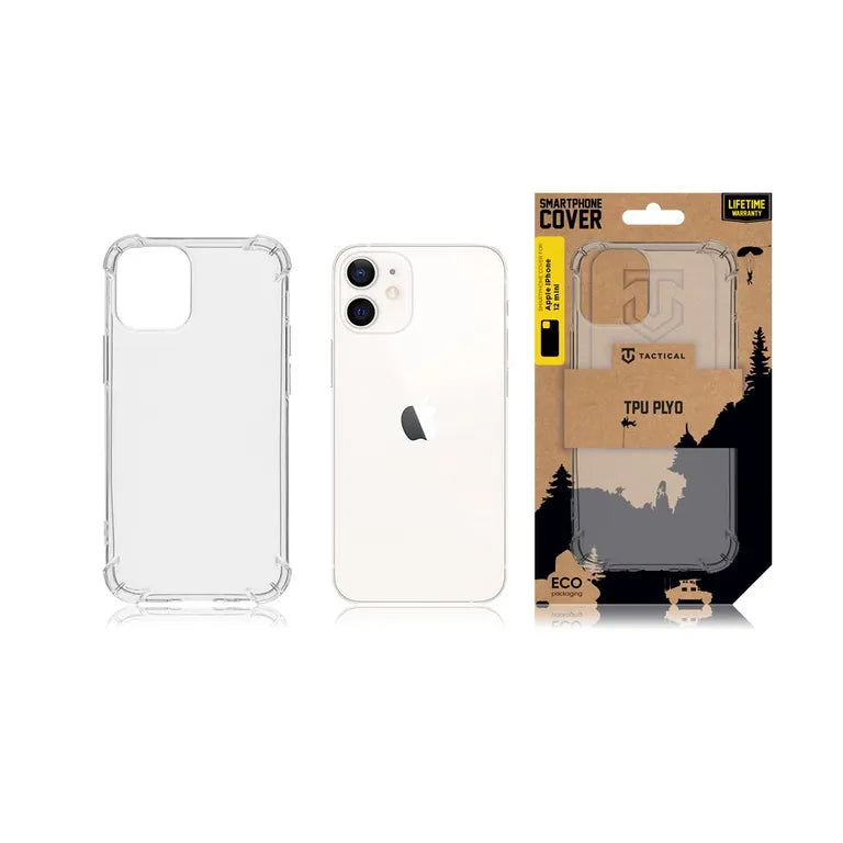 Taktikai TPU Plyo Kryt pro Apple iPhone 12 Mini átlátszó tok