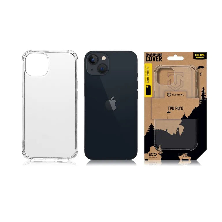 Taktikai TPU Plyo Kryt pro Apple iPhone 13 átlátszó tok
