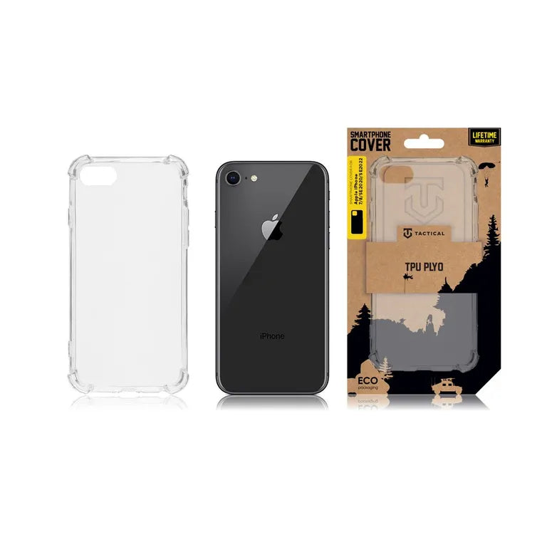 Taktikai TPU Plyo Kryt pro Apple iPhone 7/8/SE2020/SE2022 átlátszó tok